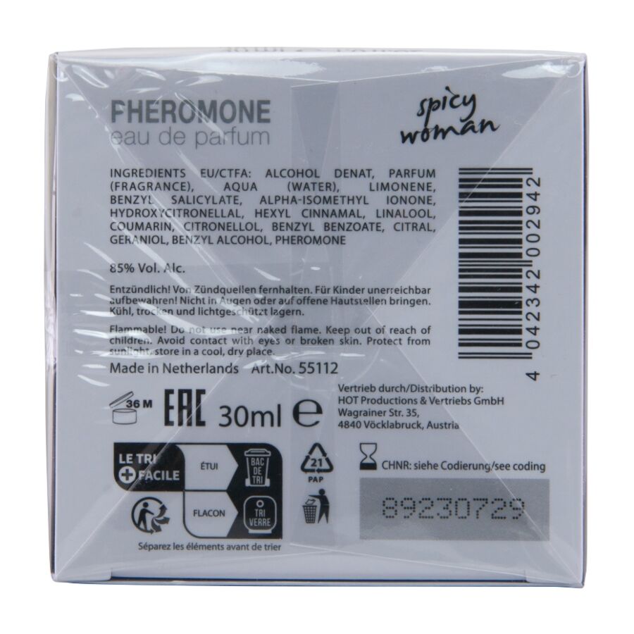 HOT - PROFUMO AI FEROMONI MIAMI SPICY WOMAN 30 ML - immagine 5