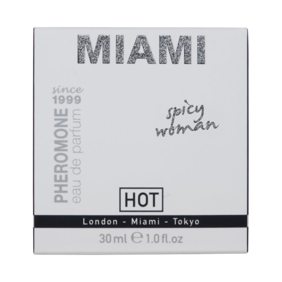HOT - PROFUMO AI FEROMONI MIAMI SPICY WOMAN 30 ML - immagine 2