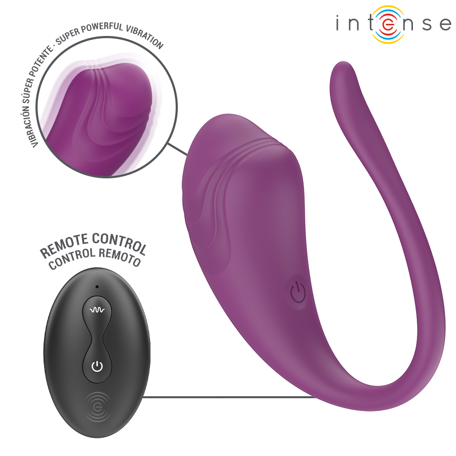 INTENSE - OLIVIA PURPLE UOVO VIBRANTE CON TELECOMANDO - immagine 2