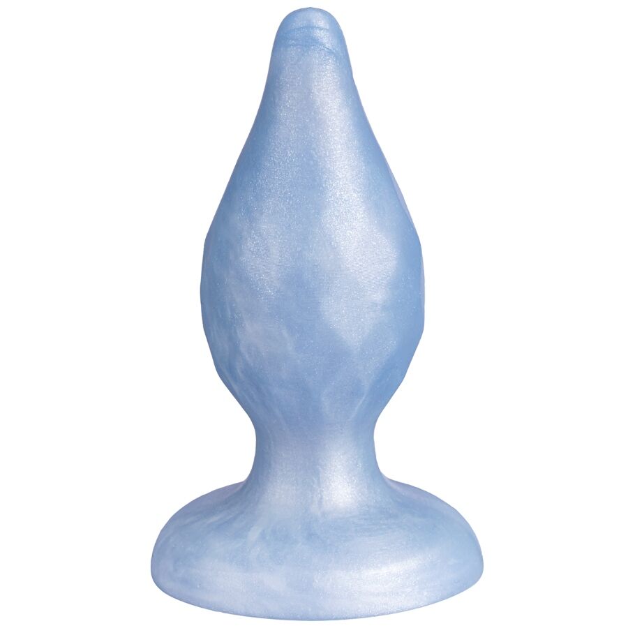 SILEXD - DIAMOND ANAL PLUG FANTASY SILICONE LIQUIDO TERMOREATTIVO BLU PERLA 9,2 CM - immagine 3