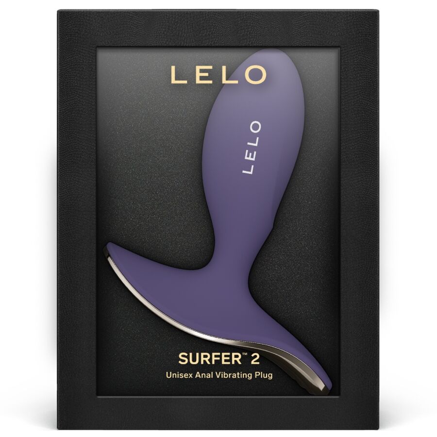 LELO - SURFER 2 UNISEX ANAL VIBRATING PLUG CYBER PURPLE - immagine 3