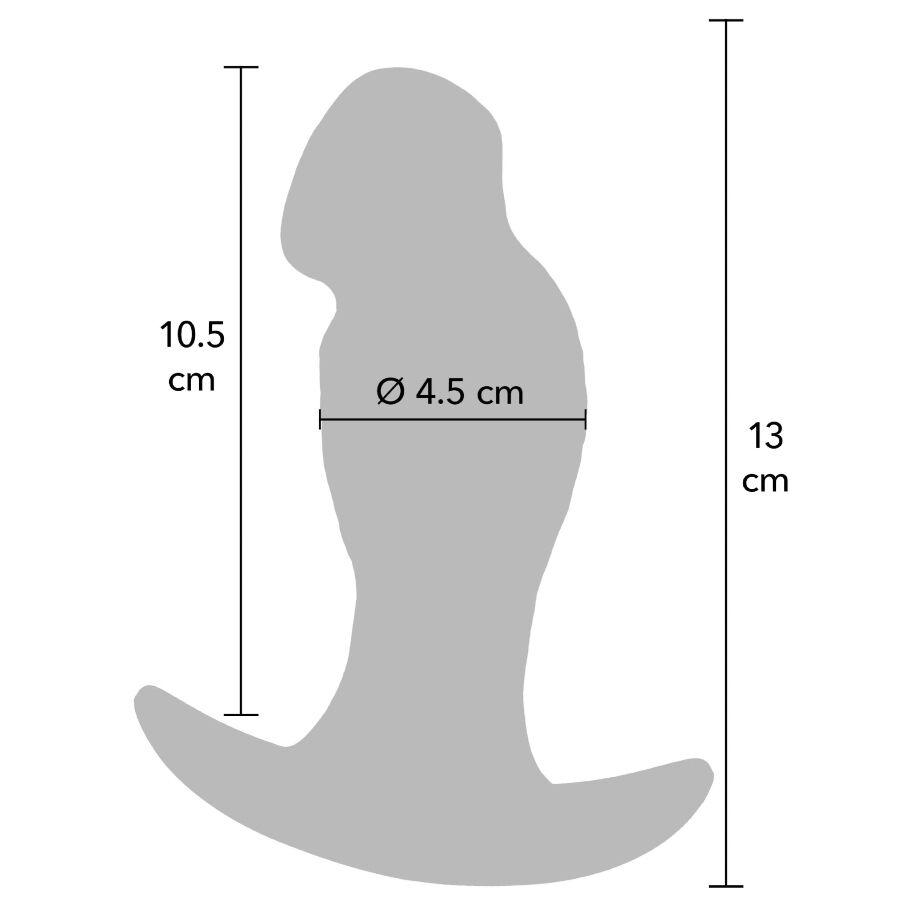 HIDDEN DESIRE - INFERNO REALISTICO DILATATORE ANALE 13 CM - immagine 5