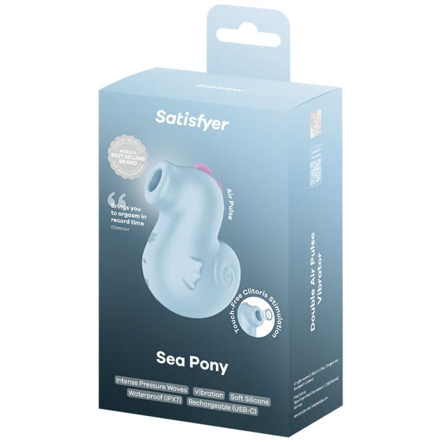 SATISFYER - SEA PONY VIBRADOR ESTIMULADOR AIR PULSE - immagine 5
