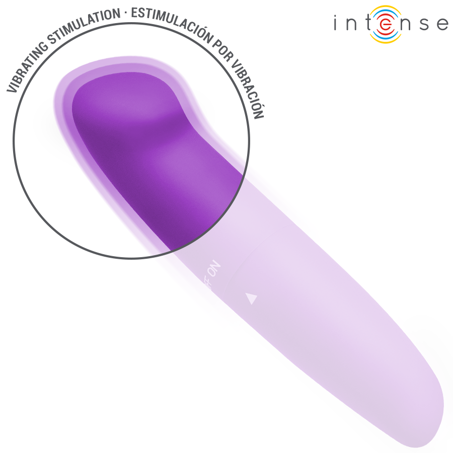INTENSE - VIBRATORE PER IL PUNTO G PHIL VIOLA 13 CM - immagine 5