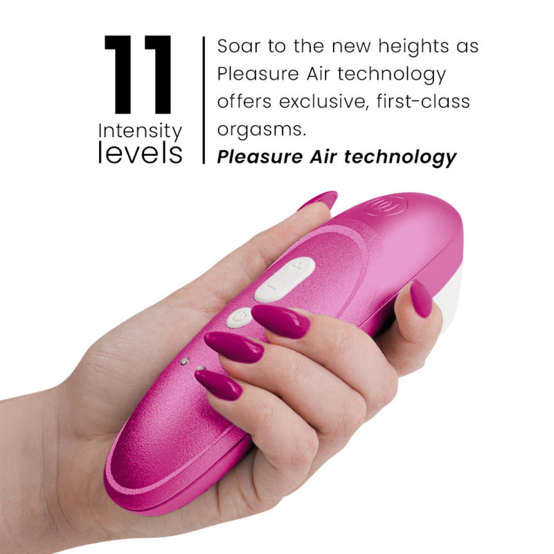 WOMANIZER - STIMOLATORE CLITORIDEO PRO VIBRANTE ROSA - immagine 5