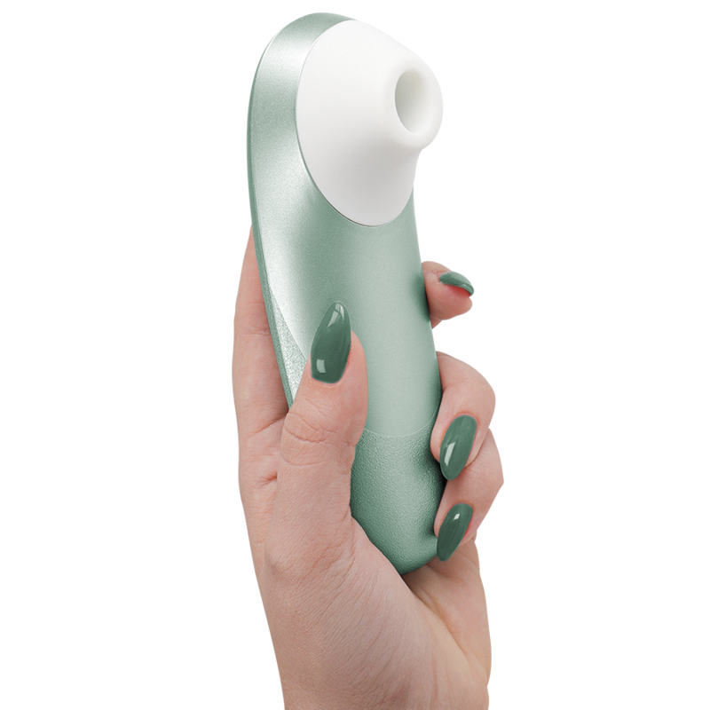 WOMANIZER - STIMOLATORE CLITORIDEO PRO VIBRANTE VERDE SALVIA - immagine 4