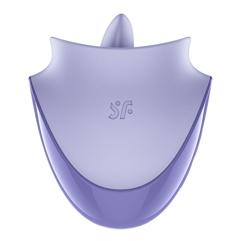 SATISFYER - TONGUE DANCER STIMOLATORE CLITORIDEO CON VIBRAZIONI E PULSAZIONI LILLA - immagine 2