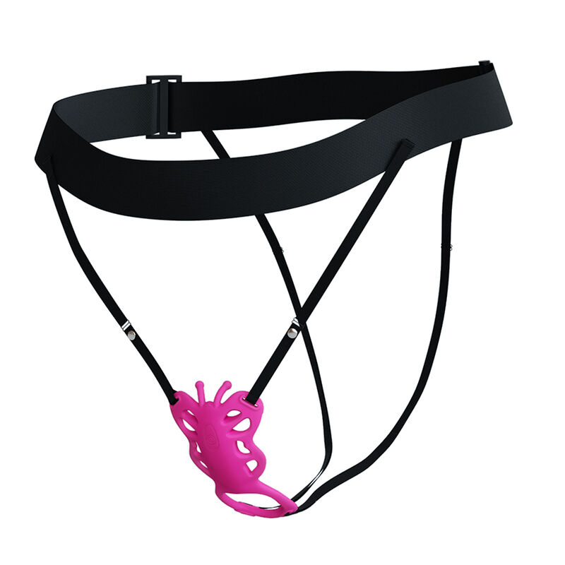 PRETTY LOVE - MASSAGGIATORE PER SVEGLIA CON APP A FORMA DI FARFALLA, ROSA - immagine 2