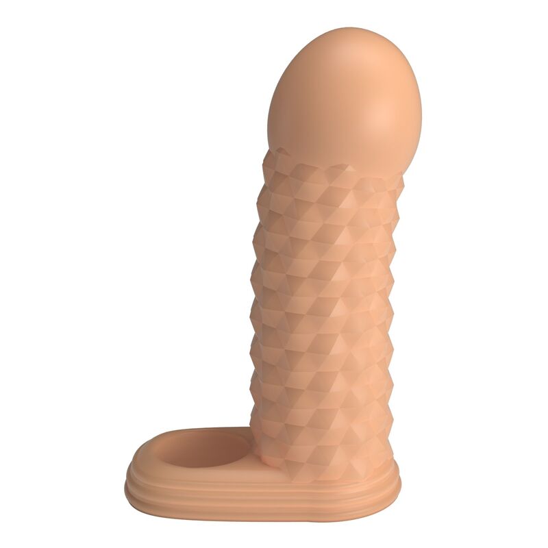 PRETTY LOVE - WOLFRAM MANICOTTO PER ALLUNGAMENTO DEL PENE 11,5 CM Ø 3,8 CM NATURALE - immagine 2