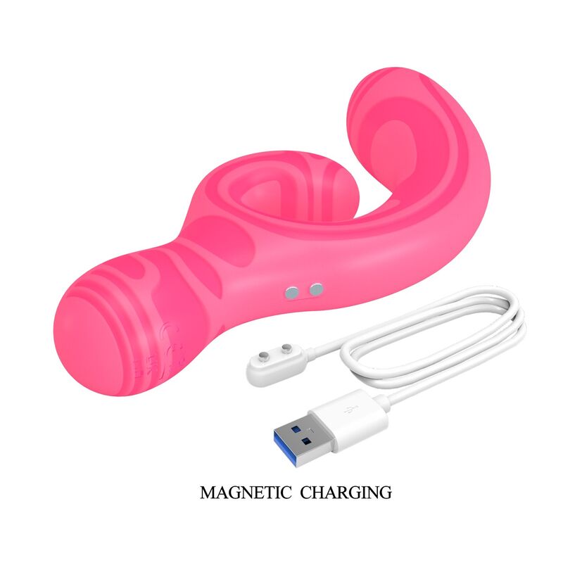 PRETTY LOVE - MASSAGGIATORE A DOPPIA ESTREMITÀ RICARICABILE TRAMITE USB VERITY - immagine 5
