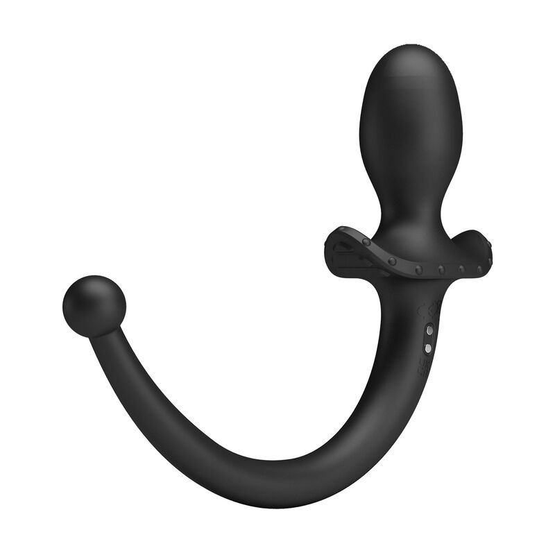 PRETTY LOVE - VIBRATORE ANALE E PERINEO ANTHONY CON CONTROLLO TRAMITE APP, NERO - immagine 3