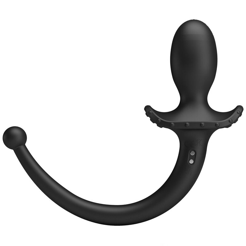 PRETTY LOVE - VIBRATORE ANALE E PERINEO ANTHONY CON CONTROLLO TRAMITE APP, NERO - immagine 2
