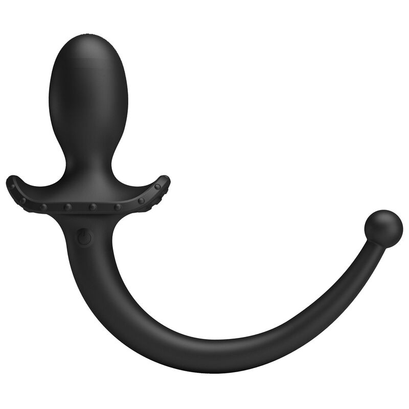 PRETTY LOVE - VIBRATORE ANALE E PERINEO ANTHONY CON CONTROLLO TRAMITE APP, NERO - immagine 4