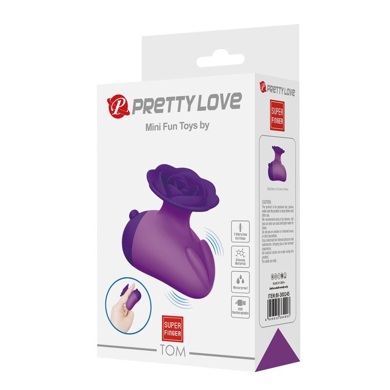 PRETTY LOVE - STIMOLATORE CLITORIDEO RICARICABILE 7 MODALITÀ VIOLA - immagine 2