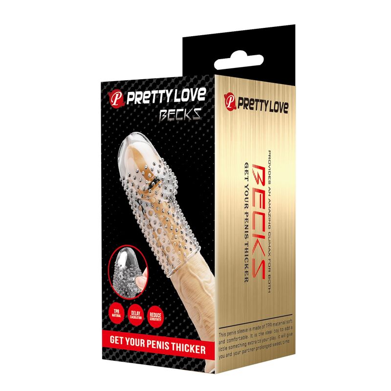 PRETTY LOVE - LA MANICA PER PENE DA GEEK PER UN PENE PIÙ SPESSO E TRASPARENTE - immagine 3