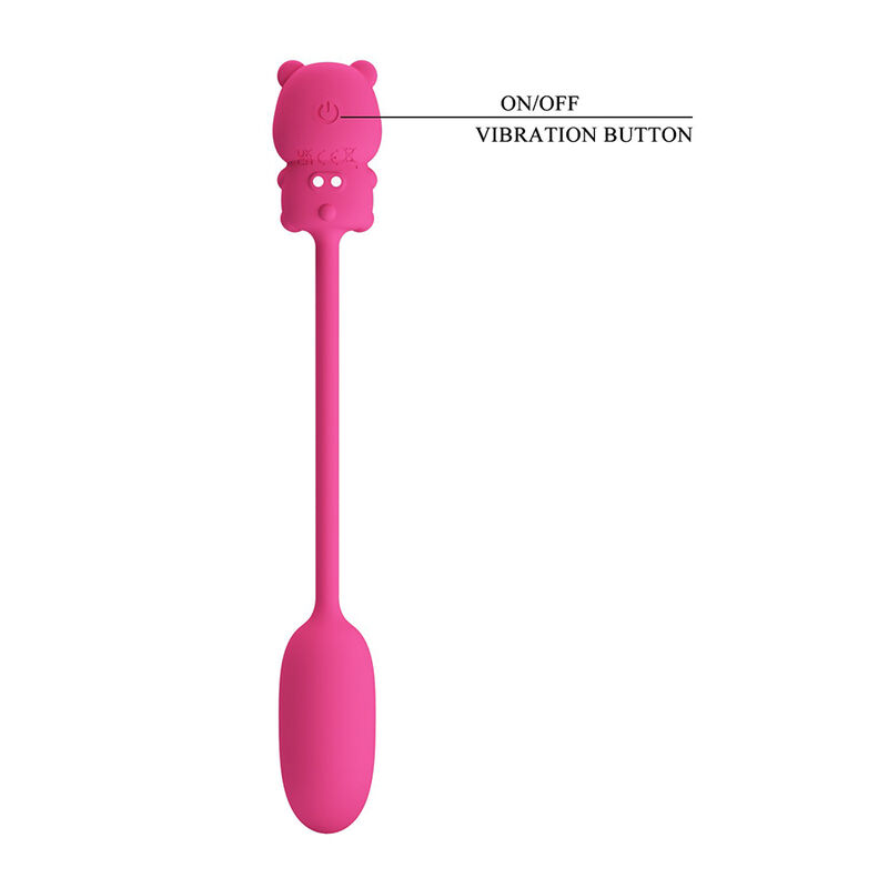 PRETTY LOVE - VIBRATORE A PROIETTILE RICARICABILE OLSON CON TELECOMANDO CABLATO ROSA - immagine 5