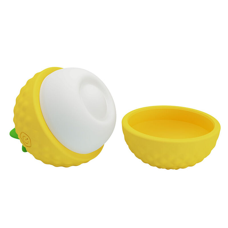 PRETTY LOVE - STIMOLATORE CLITORIDEO RICARICABILE A SUZIONE E SPINTA, GIALLO - immagine 4