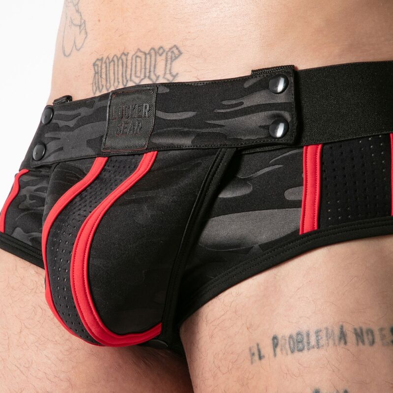 LOCKER GEAR - SBIANCINI DA LAVORO MILITARI COMPLETI ROSSI S - immagine 5