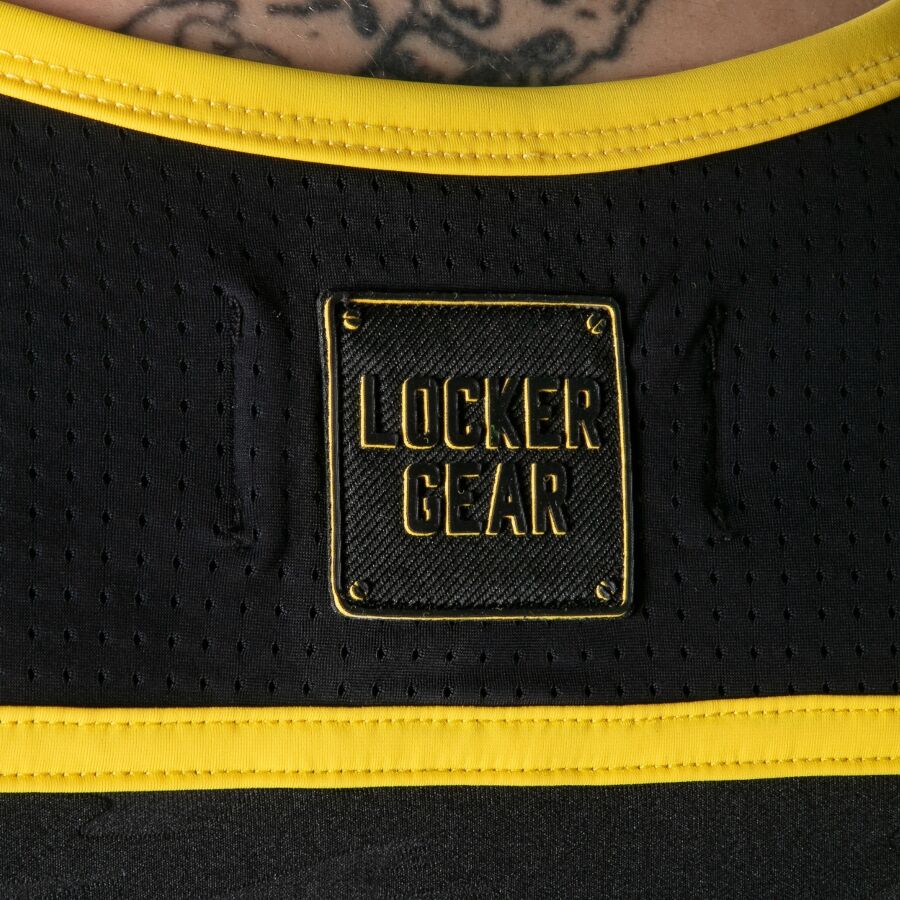 LOCKER GEAR - CANOTTA GIALLA CON ACCESSO MILITARE COMPLETO - immagine 3