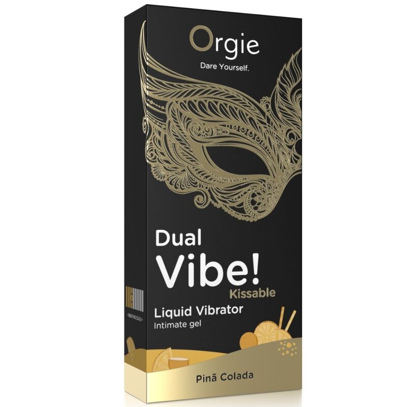 ORGIE - DOPPIA VIBRA! PIÑA COLADA KISSABLE VIBRATORE LIQUIDO 15 ML - immagine 3