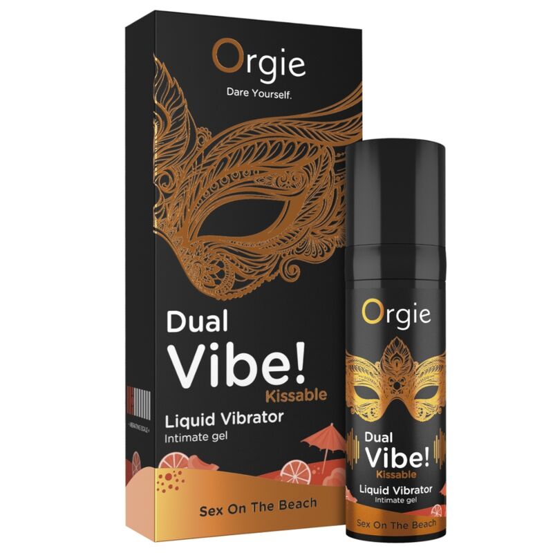 ORGIE - DOPPIA VIBRAZIONE! VIBRATORE LIQUIDO BACIABILE SEX ON THE BEACH 15 ML - immagine 3
