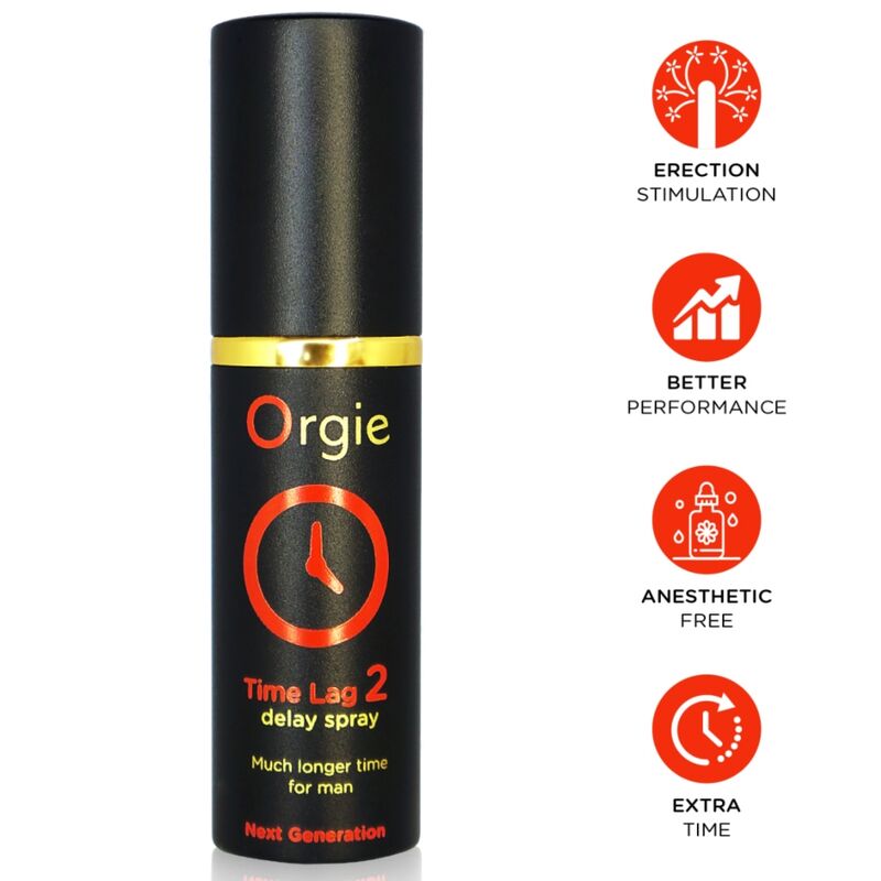 ORGIE - TIME LAG 2 RITARDO SPRAY ANESTETICO GRATUITO 10 ML