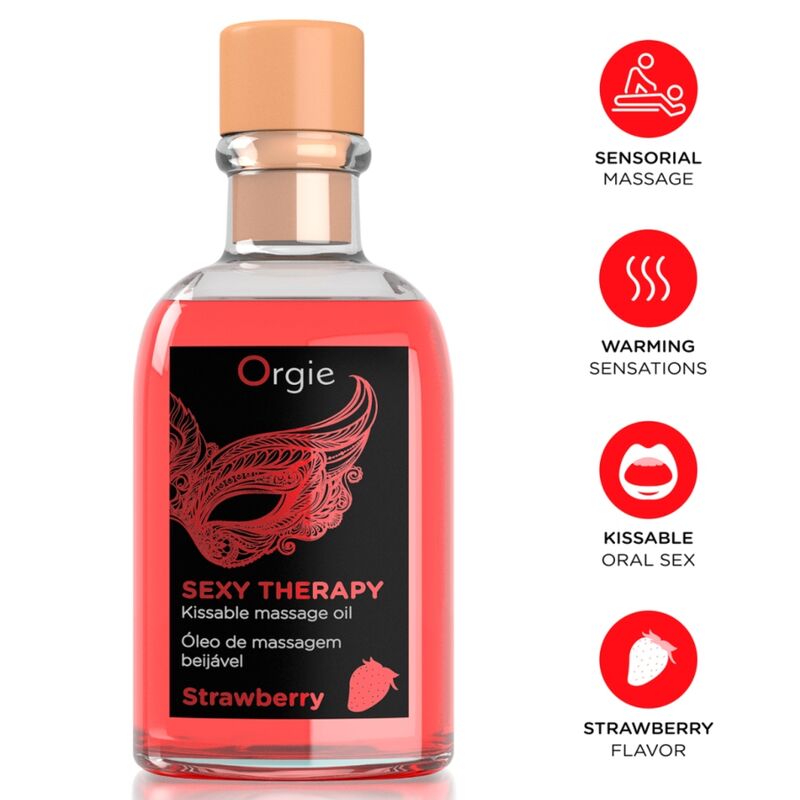 ORGIE - MASSAGGIO LABBRA SET MASSAGGIO KISSABLE ALLA FRAGOLA 100 ML