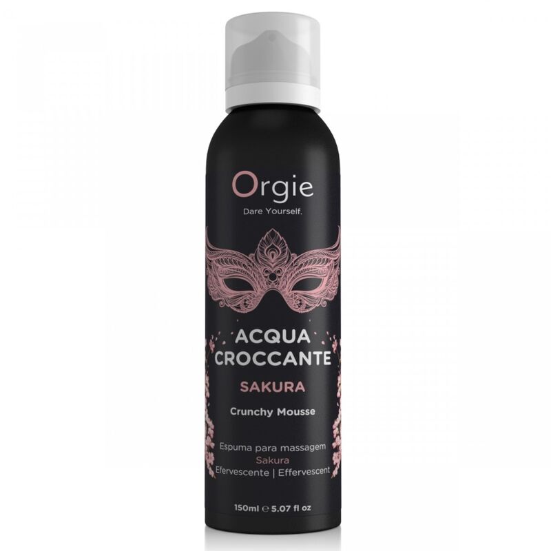 ORGIE - ACQUA CROCCANTE SAKURA MOUSSE DA MASSAGGIO CROCCANTE 150 ML - immagine 2