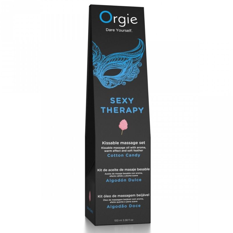 ORGIE - MASSAGGIO LABBRA, ZUCCHERO FILATO, SET DA MASSAGGIO BACIABILE 100 ML - immagine 2