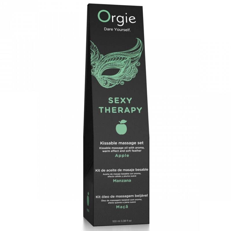 ORGIE - MASSAGGIO LABBRA MELA BACIABILE SET MASSAGGIO 100 ML - immagine 2