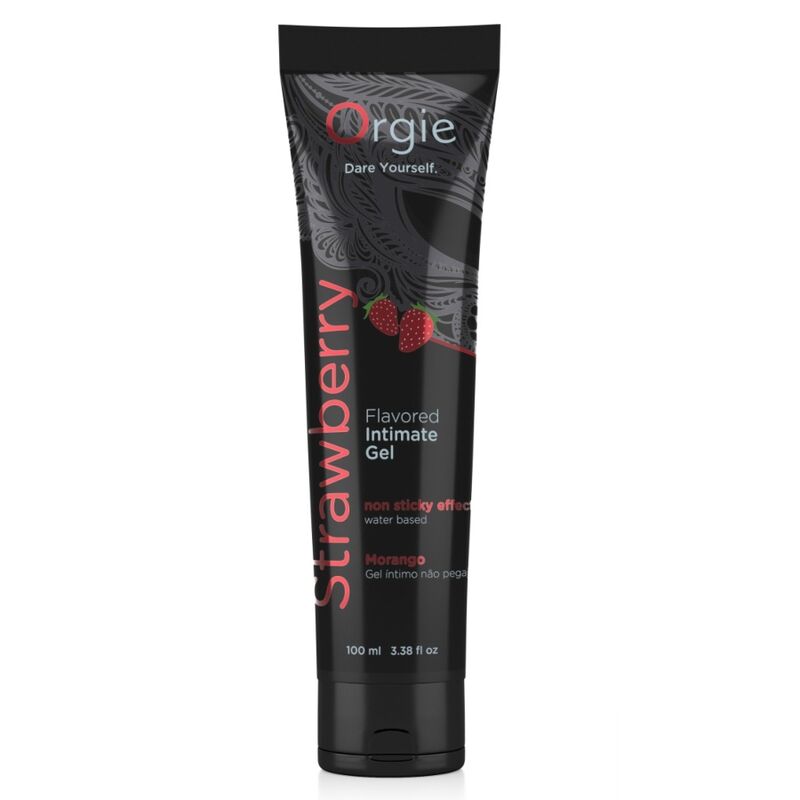 ORGIE - TUBO LUBRIFICANTE ALLA FRAGOLA BACIABILE GEL INTIMO A BASE DE ACQUA 100 ML - immagine 2