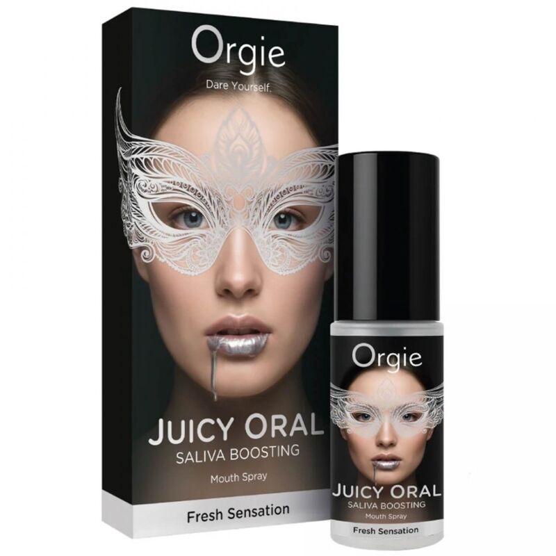 ORGIE - SPRAY ORALE SUCCOSO PER STIMOLARE LA SALIVA ALLA MENTA 15 ML - immagine 3