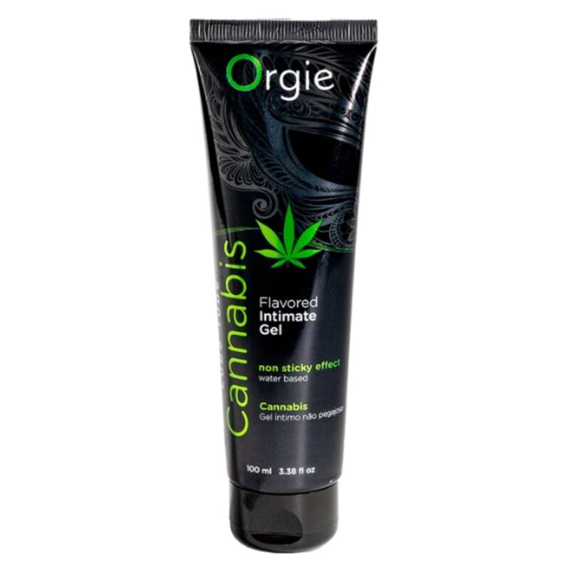 ORGIE - TUBO LUBRIFICANTE ALLA CANNABIS GEL INTIMO A BASE DE ACQUA BACIABILE 100 ML - immagine 2