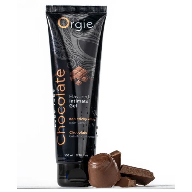 ORGIE - TUBO LUBRIFICANTE AL CIOCCOLATO BACIABILE GEL INTIMO A BASE DE ACQUA 100 ML - immagine 4
