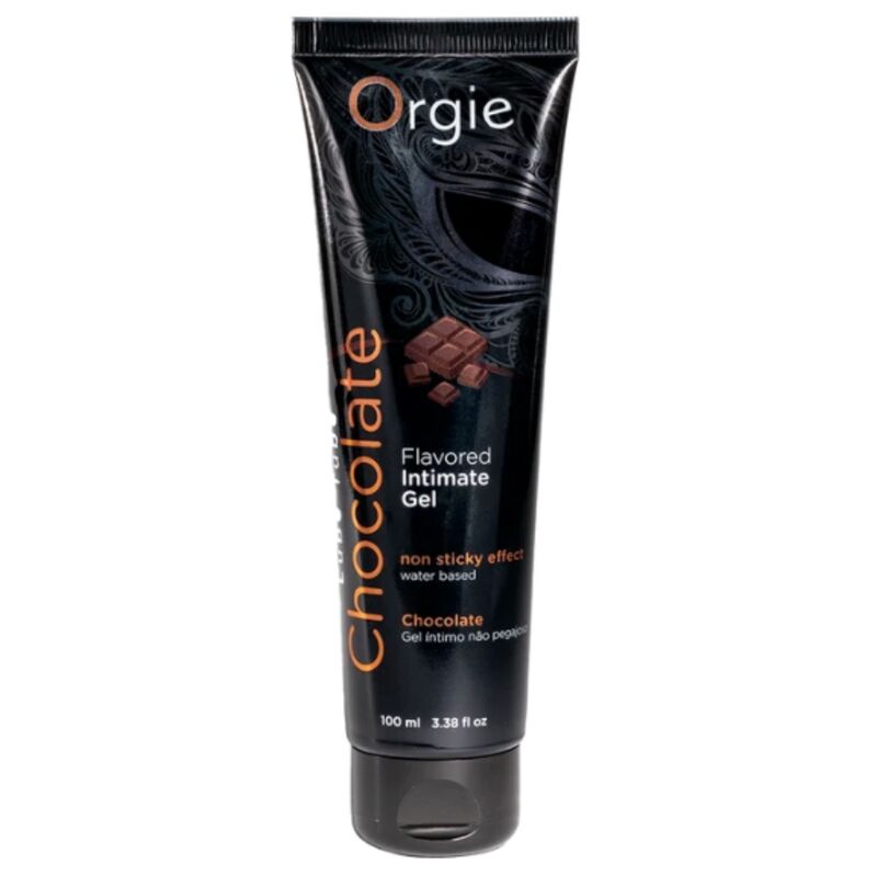 ORGIE - TUBO LUBRIFICANTE AL CIOCCOLATO BACIABILE GEL INTIMO A BASE DE ACQUA 100 ML - immagine 3