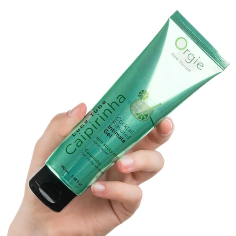 ORGIE - TUBO LUBRIFICANTE COCKTAIL CAIPIRINHA BACIABILE GEL INTIMO A BASE DE ACQUA 100 ML - immagine 3