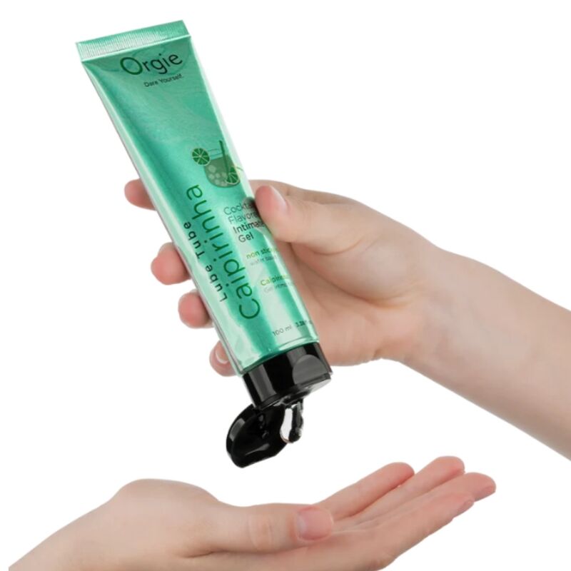 ORGIE - TUBO LUBRIFICANTE COCKTAIL CAIPIRINHA BACIABILE GEL INTIMO A BASE DE ACQUA 100 ML - immagine 4