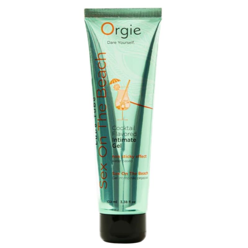 ORGIE - TUBO LUBRIFICANTE COCKTAIL SESSO IN SPIAGGIA GEL INTIMO BACIABILE A BASE DE ACQUA 100 ML - immagine 2