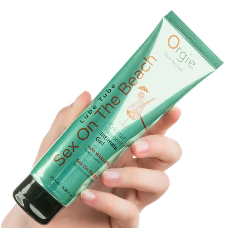 ORGIE - TUBO LUBRIFICANTE COCKTAIL SESSO IN SPIAGGIA GEL INTIMO BACIABILE A BASE DE ACQUA 100 ML - immagine 3