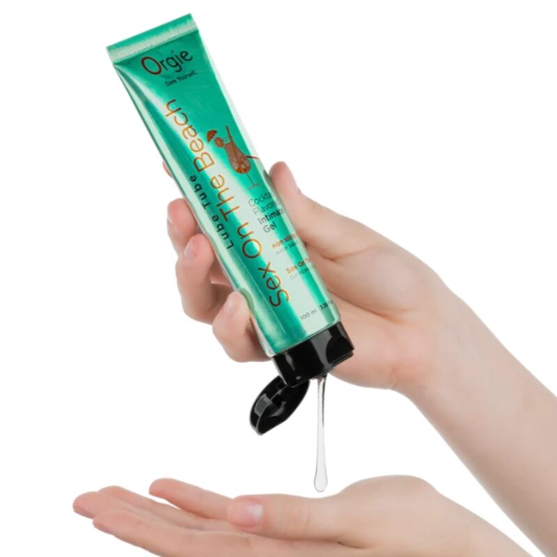 ORGIE - TUBO LUBRIFICANTE COCKTAIL SESSO IN SPIAGGIA GEL INTIMO BACIABILE A BASE DE ACQUA 100 ML - immagine 4