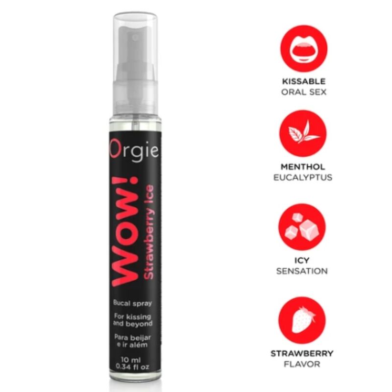 ORGIE - WOW! SPRAY BUCCALE ALLA FRAGOLA GHIACCIATA 10 ML