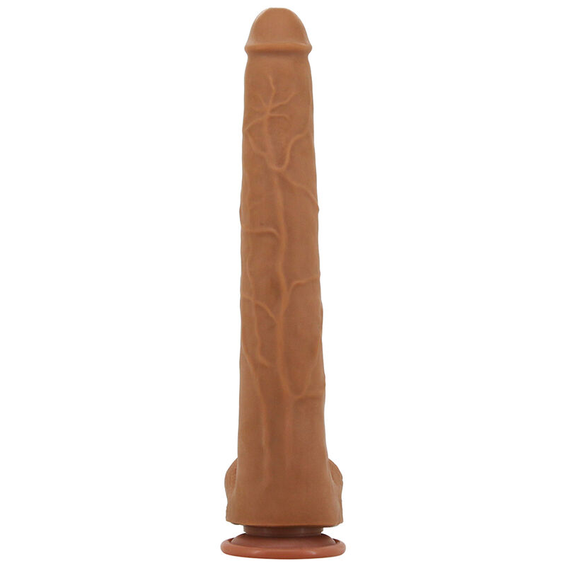 PRETTY LOVE - VIGGO DILDO REALISTICO MORBIDO AL TOCCO DELLA PELLE, 36,5 CM MARRONE - immagine 2