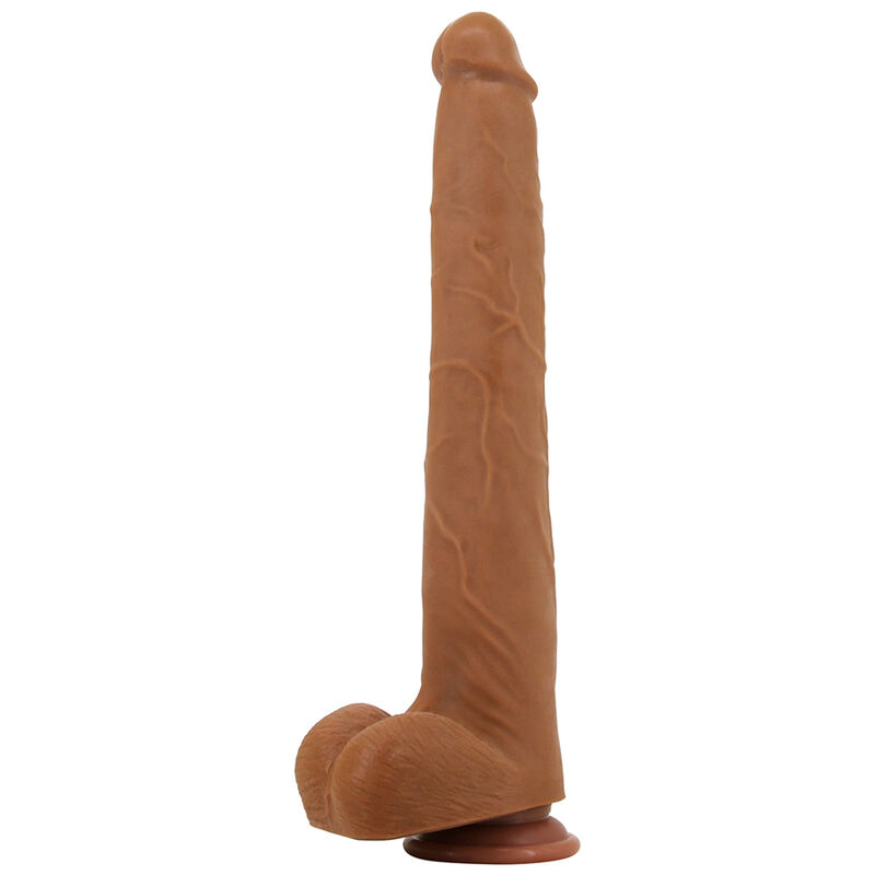 PRETTY LOVE - VIGGO DILDO REALISTICO MORBIDO AL TOCCO DELLA PELLE, 36,5 CM MARRONE - immagine 4