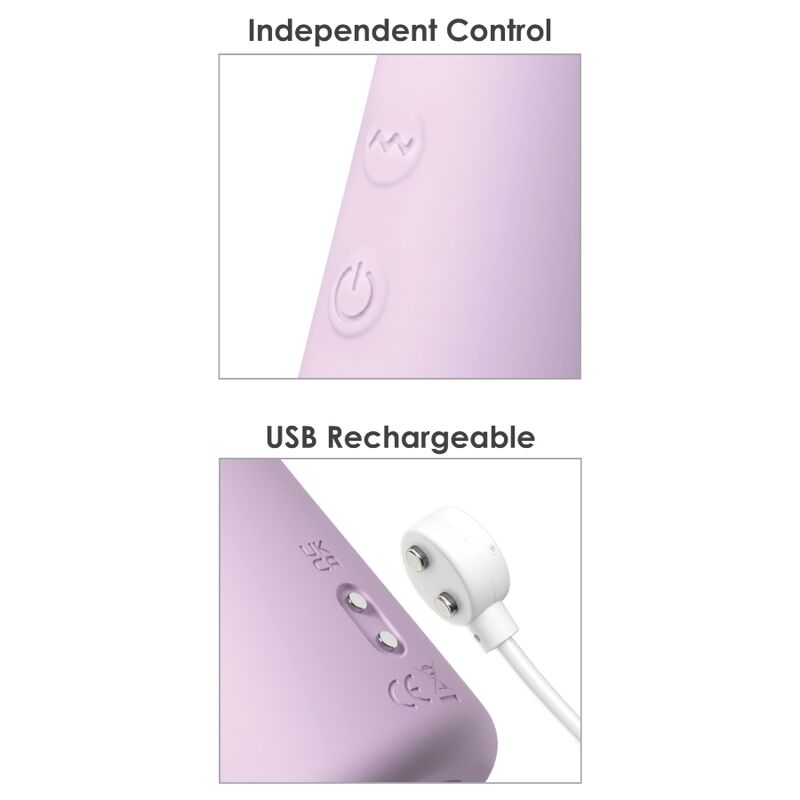 FANTASY FOR HER - FANTASY TWIST VIBRATOR TWISTMOTION CON ROTAZIONE E SPINTA VIOLA - immagine 3