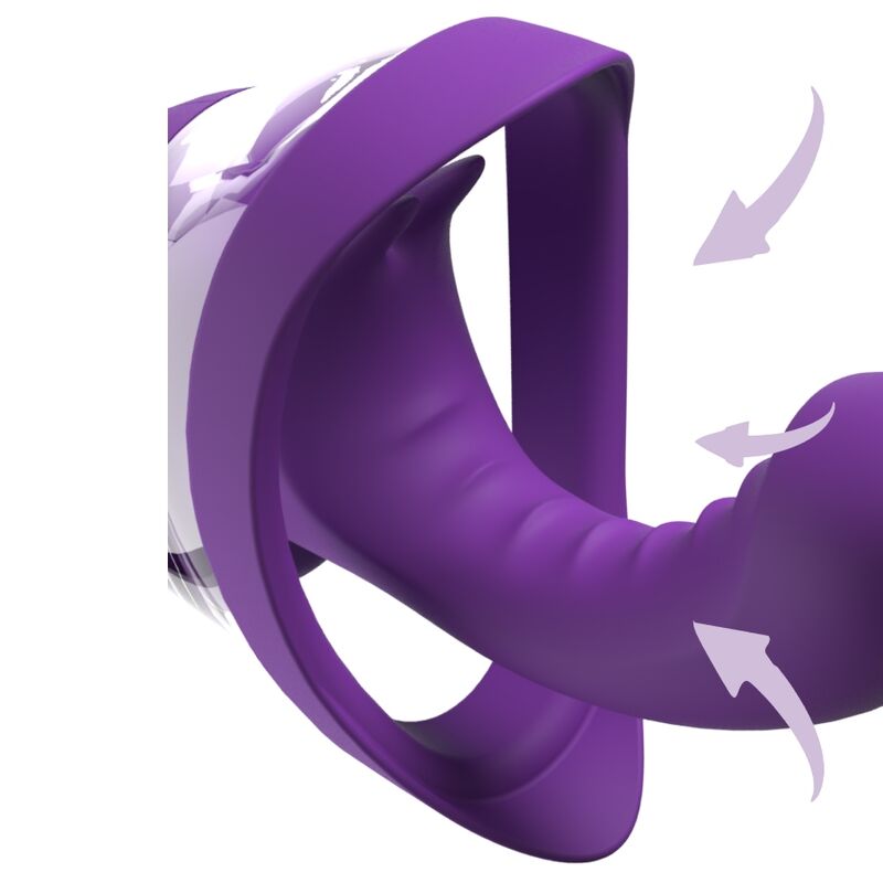 FANTASY FOR HER - VELOURA TOUCH G-SPOT PLEASURE PUMP PURPLE G-SPOT INTIMATE PUMP - immagine 4