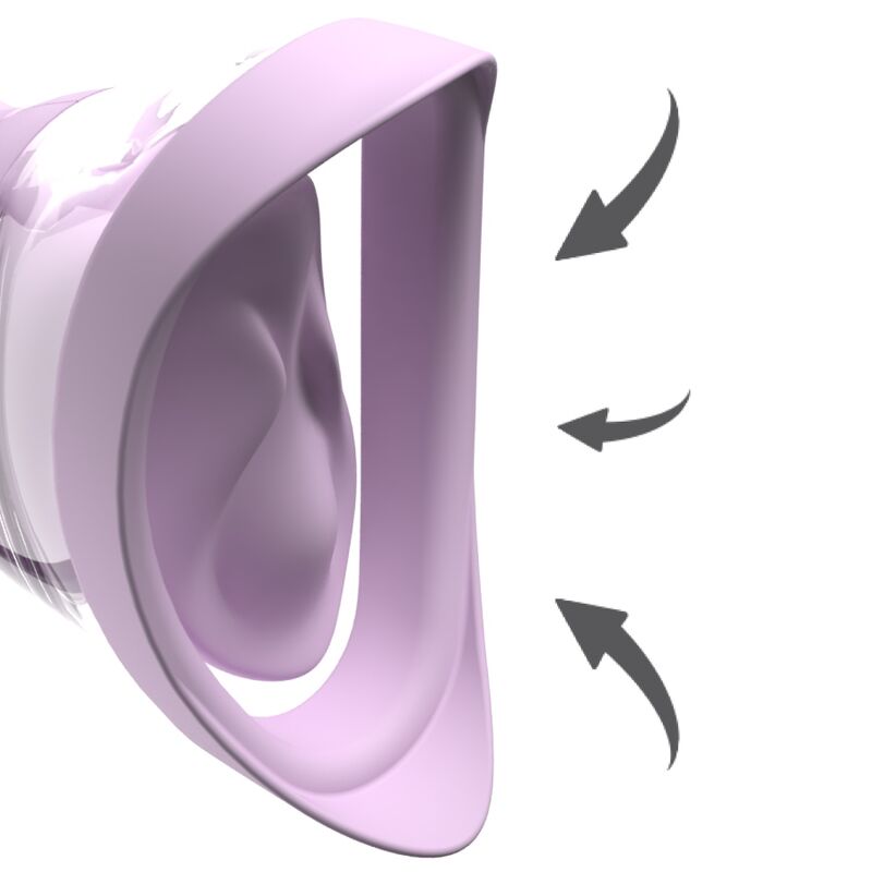 FANTASY FOR HER - VELOURA TOUCH PLEASURE POMP POMPA INTIMA CON ASPIRAZIONE E VIBRAZIONE VIOLA - immagine 4