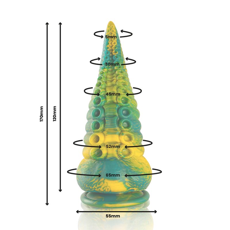 EPIC - CETUS DILDO TENTACOLO VERDE PICCOLO - immagine 4