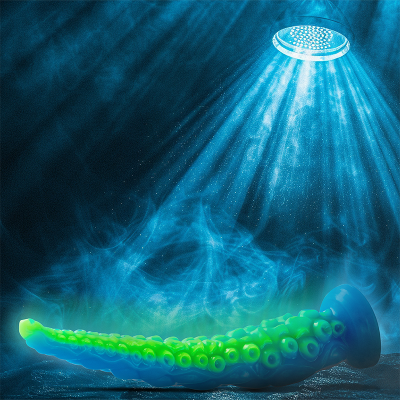 EPIC - SCYLLA DILDO CON TENTACOLI SOTTILI FLUORESCENTI, TAGLIA GRANDE - immagine 3