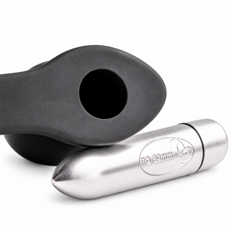 ROCKS-OFF - VIBRATORE PROSTATICO RO-ZEN CON DOPPIO ANELLO E 7 VELOCITÀ, NERO ONICE - immagine 5