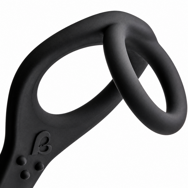 ROCKS-OFF - VIBRATORE PROSTATICO RO-ZEN CON DOPPIO ANELLO E 7 VELOCITÀ, NERO ONICE - immagine 4